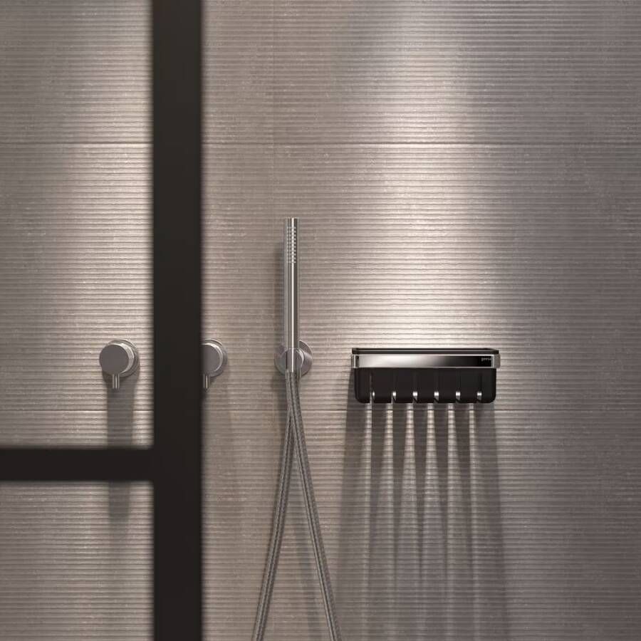 Geesa Douchemand Frame | 16.4 cm | Zwart-Chroom
