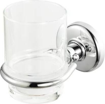 Geesa Glashouder Hotel | Met glas | Chroom