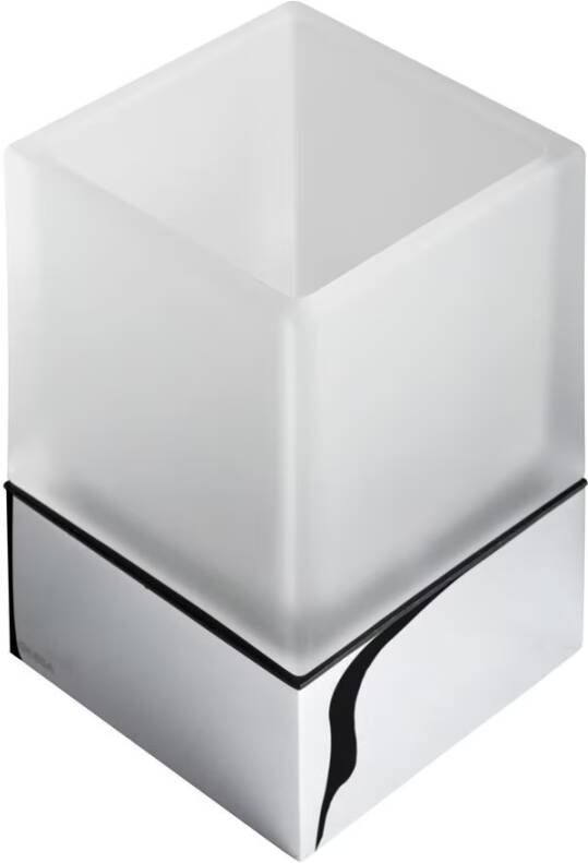 Geesa Glashouder Modern Art | Met glas | Chroom