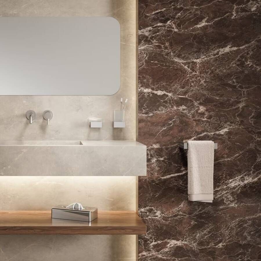 Geesa Glashouder Modern Art | Met glas | Chroom