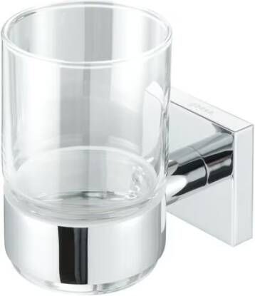 Geesa Glashouder Nelio | Met glas | Chroom
