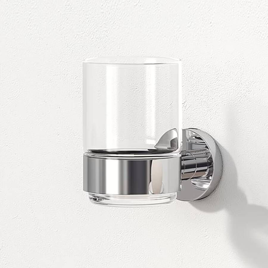 Geesa Glashouder Nemox | Met glas | Chroom