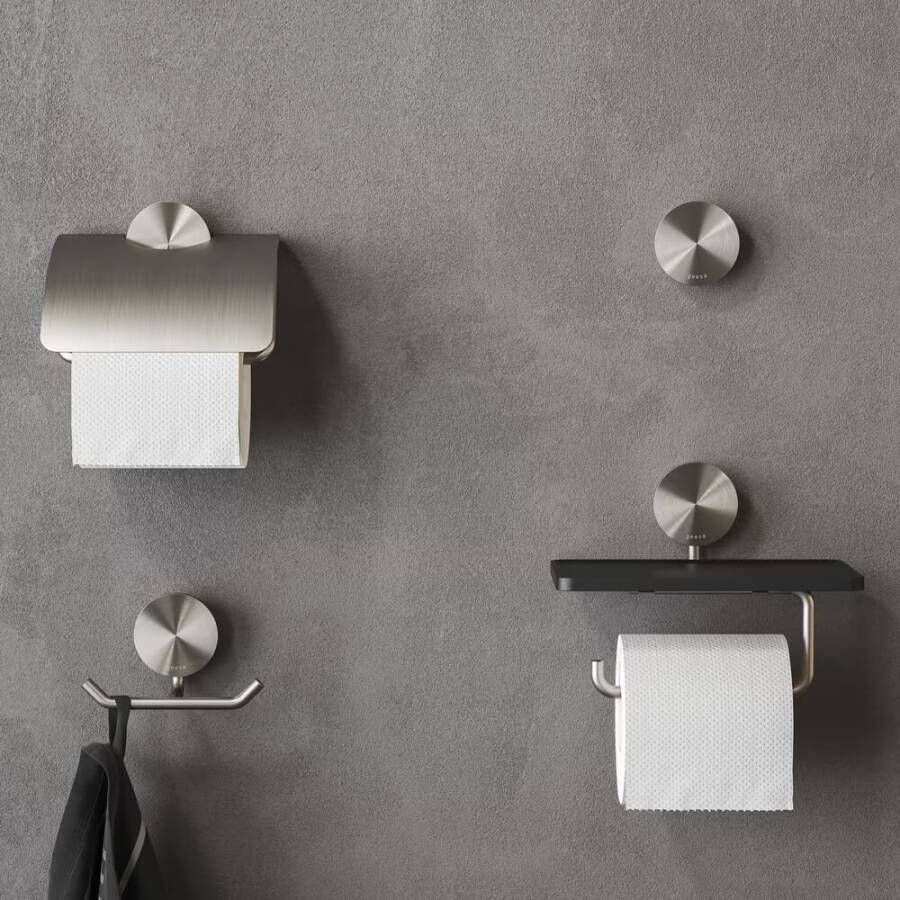 Geesa Handdoekhaak Opal | Dubbel haaks | RVS geborsteld