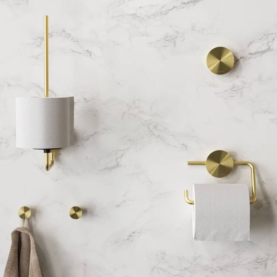Geesa Handdoekhaak Opal | Mini | Goud geborsteld