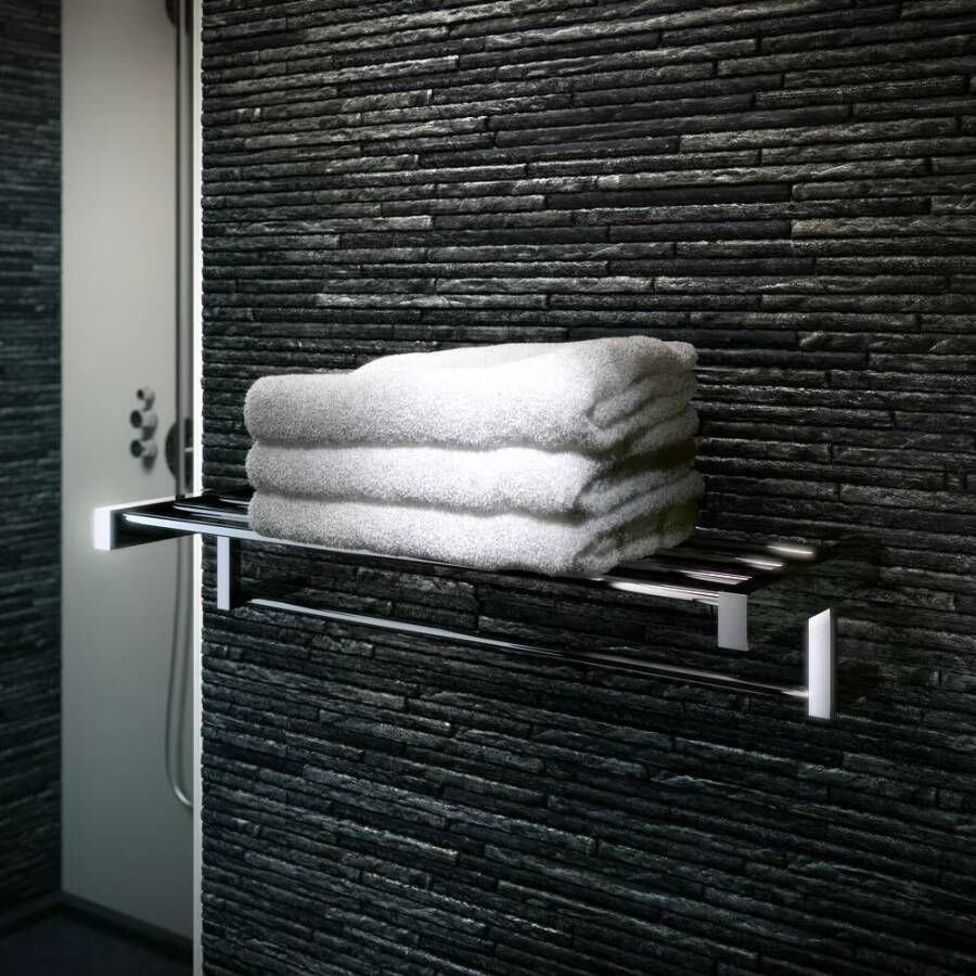 Geesa Handdoekrek Modern Art | 60 cm | Met plateau | Chroom