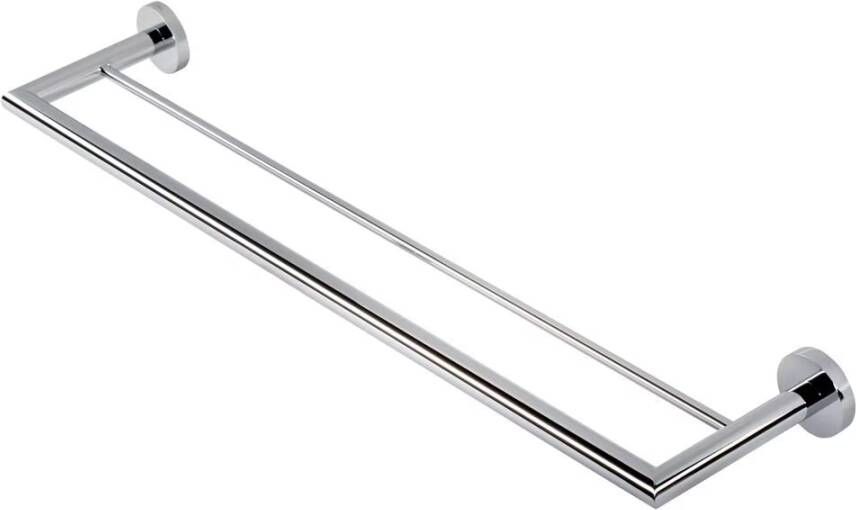 Geesa Handdoekrek Nemox | 60 cm dubbel | Chroom