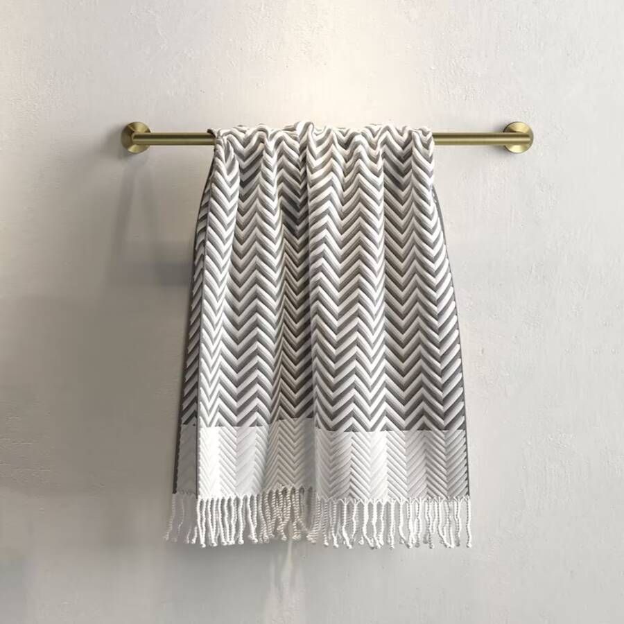 Geesa Handdoekrek Nemox | 60 cm | Goud geborsteld