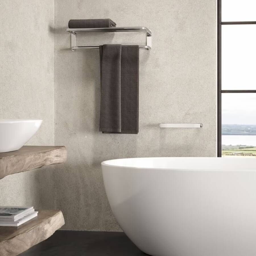 Geesa Handdoekrek Wynk | 60 cm | Met plateau | Chroom