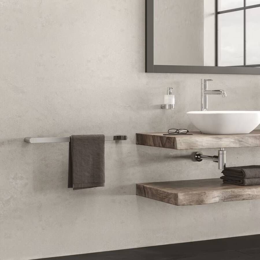 Geesa Handdoekrek Wynk | 80 cm | Chroom