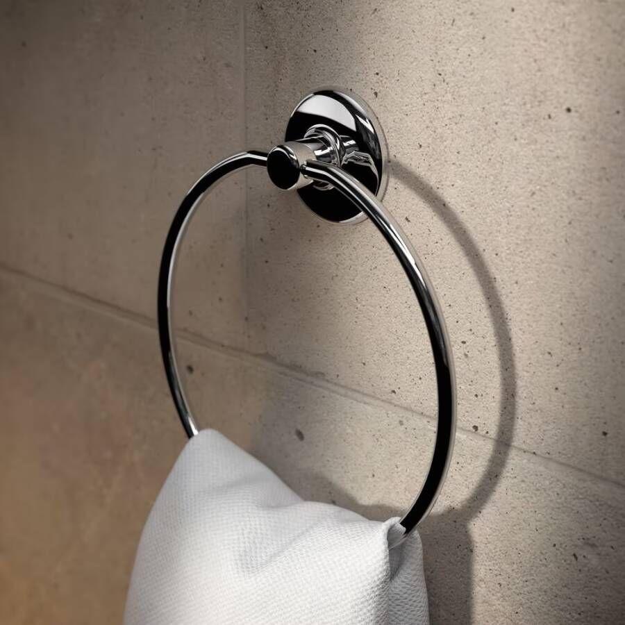 Geesa Handdoekring Hotel | Chroom