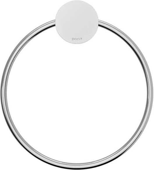 Geesa Handdoekring Opal | Chroom
