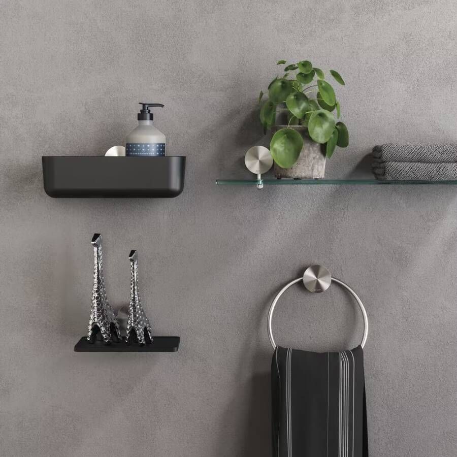 Geesa Handdoekring Opal | RVS geborsteld