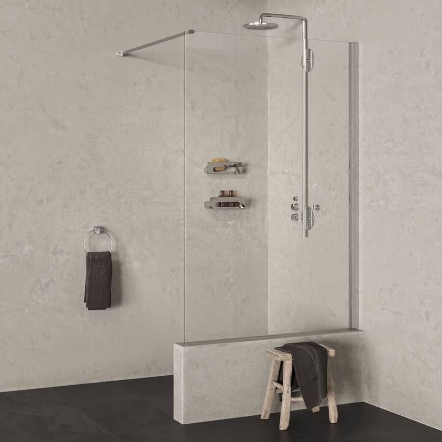 Geesa Handdoekring Wynk | Chroom
