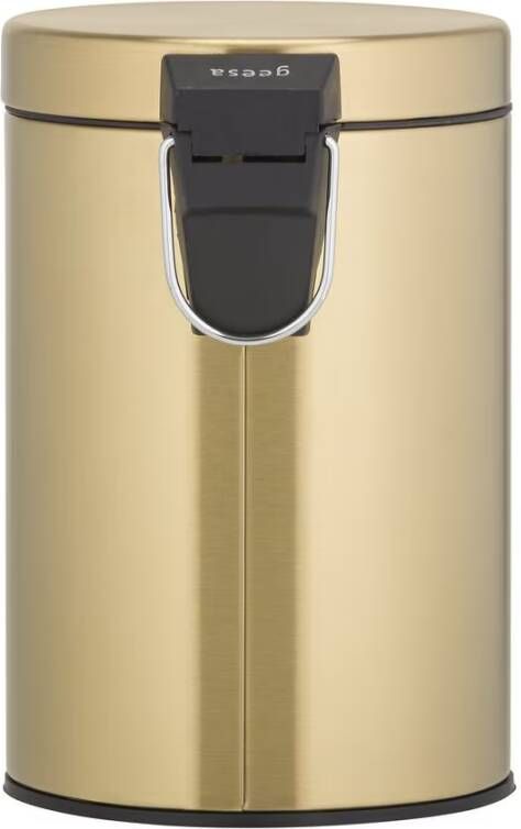 Geesa Pedaalemmer Hotel | 3 liter | Vrijstaand | Goud geborsteld