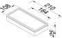 Geesa Planchet Frame | 21 cm | Universeel | Zwart-Chroom - Thumbnail 4