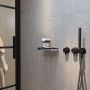 Geesa Planchet Frame | 21 cm | Zwart-Chroom - Thumbnail 4