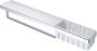 Geesa Planchet Frame | 63 cm | Met handdoekrek en douchemand | Wit-Chroom - Thumbnail 2