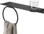 Geesa Planchet Leev | 40 cm | Met handdoekring | Zwart - Thumbnail 2