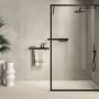 Geesa Planchet Leev | 60 cm | Met douchemand 23 cm | Zwart - Thumbnail 3