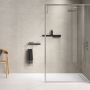 Geesa Planchet Leev | 60 cm | Met douchemand 23 cm | Zwart - Thumbnail 4
