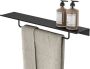 Geesa Planchet Leev | 60 cm | met handdoekrek 40 cm | Zwart - Thumbnail 2
