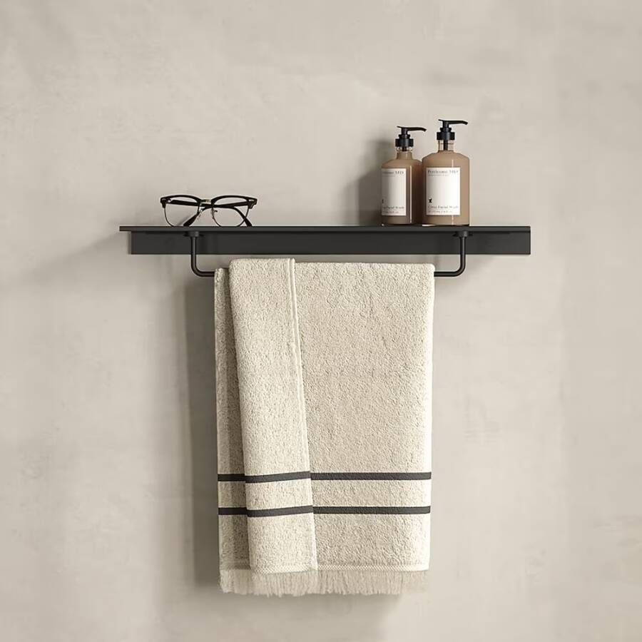 Geesa Planchet Leev | 60 cm | met handdoekrek 40 cm | Zwart
