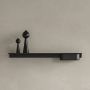 Geesa Planchet Leev | 80 cm | Met douchemand 23 cm | Zwart - Thumbnail 3