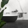 Geesa Planchet Shift | 60 cm | Zwart-Matzwarte marmerlook - Thumbnail 3