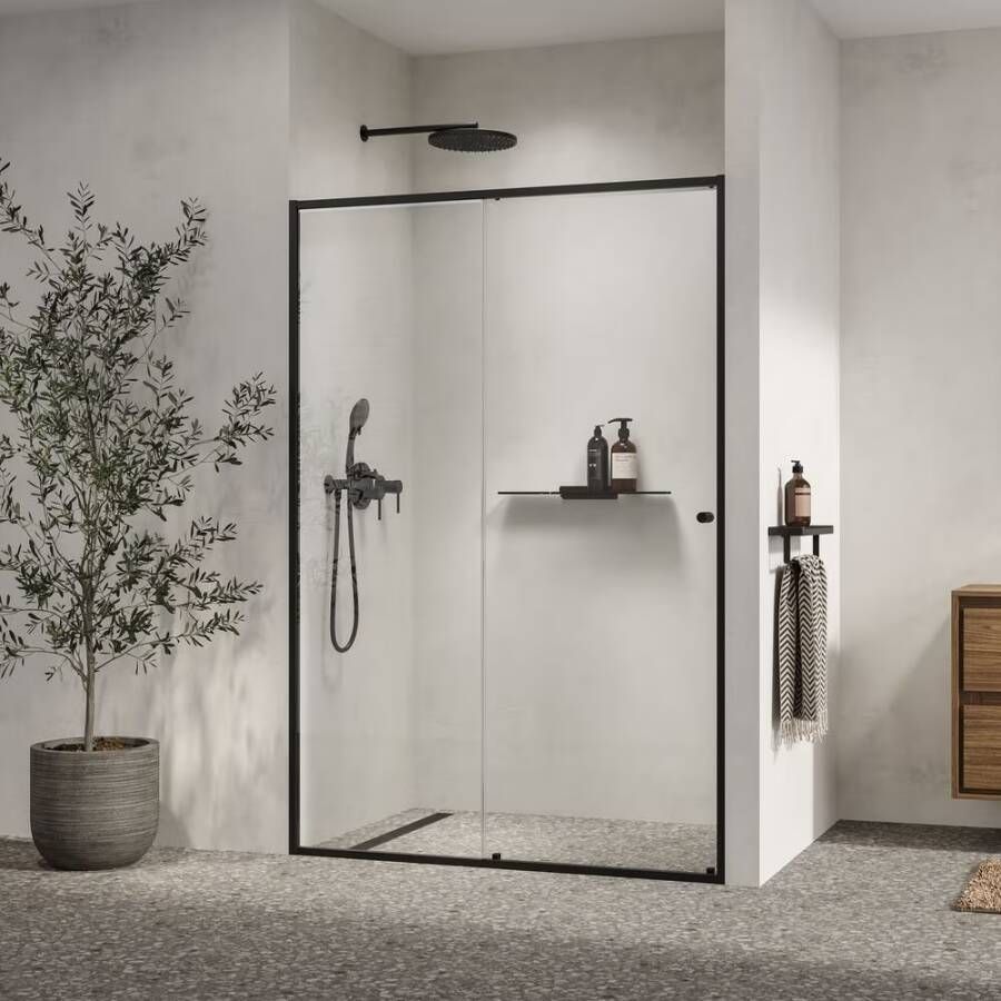 Geesa Planchet Shift | 60 cm | Zwart-Matzwarte marmerlook