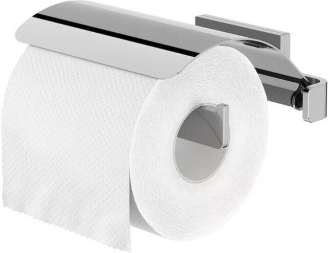Geesa Toiletaccessorieset Craft | Toiletborstel met houder Toiletrolhouder met klep Handdoekhaak | RVS gepolijst