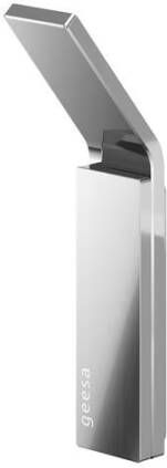Geesa Toiletaccessorieset Craft | Toiletborstel met houder Toiletrolhouder met klep Handdoekhaak | RVS gepolijst