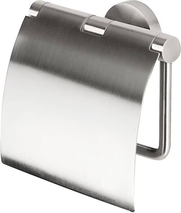 Geesa Toiletaccessorieset Nemox | Toiletborstel met houder Toiletrolhouder met klep Handdoekhaak | RVS geborsteld