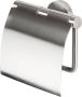 Geesa Toiletaccessorieset Nemox | Toiletborstel met houder Toiletrolhouder met klep Handdoekhaak | RVS geborsteld - Thumbnail 3