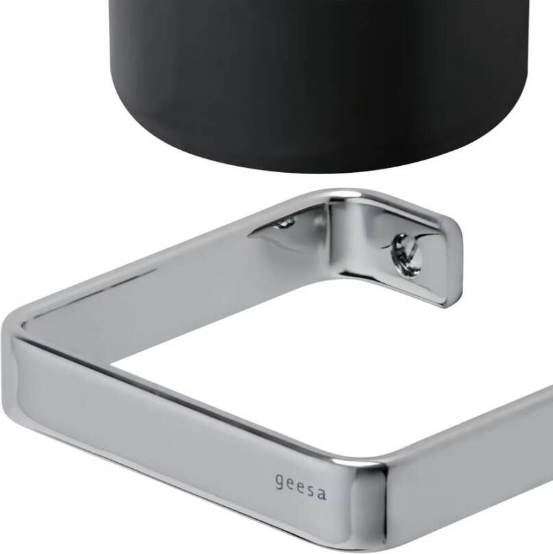 Geesa Toiletborstel Frame | Met houder | Zwart