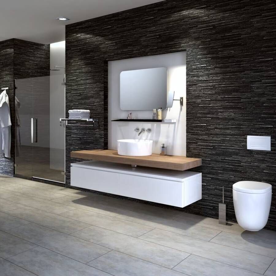 Geesa Toiletborstel Modern Art | Met houder | Chroom