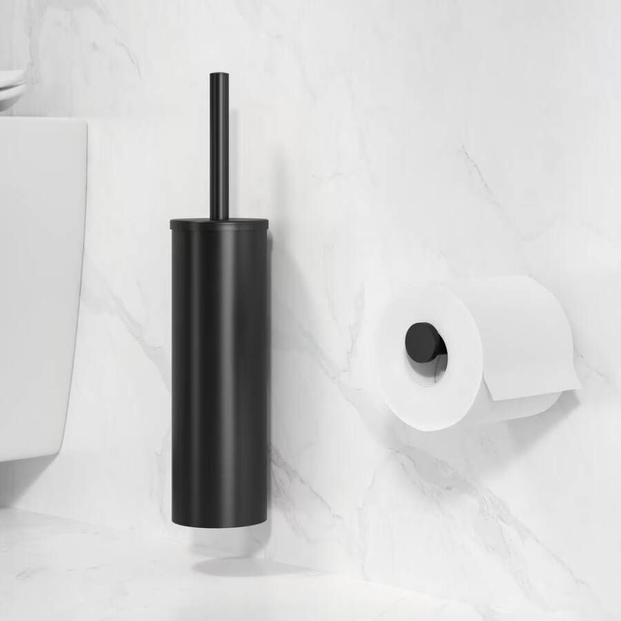 Geesa Toiletborstel Nemox | Met houder | Zwart