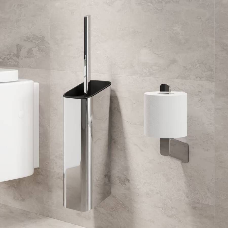 Geesa Toiletborstel Shift | Met houder | Chroom