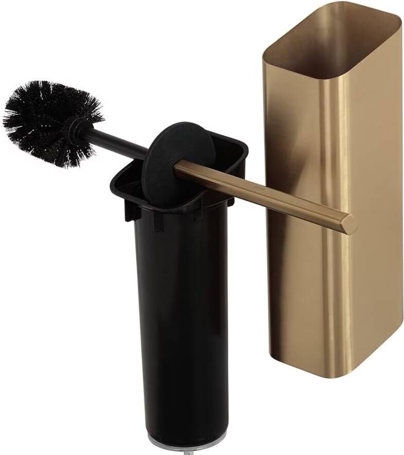 Geesa Toiletborstel Shift | Met houder | Goud geborsteld