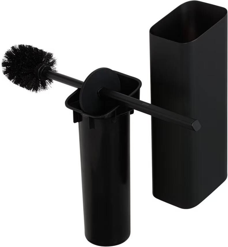 Geesa Toiletborstel Shift | Met houder | Zwart
