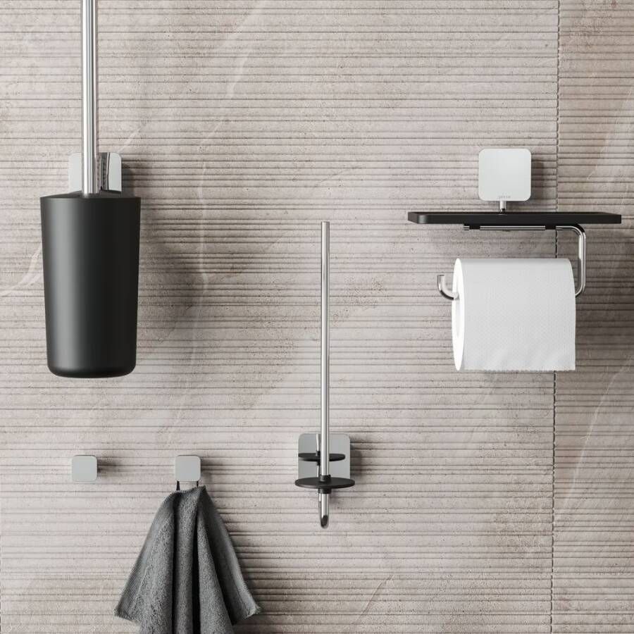 Geesa Toiletborstel Topaz | Met houder | Chroom