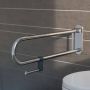 Geesa Toiletrolhouder Comfort & Safety | Voor toiletbeugel | Chroom - Thumbnail 2