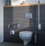 Geesa Toiletrolhouder Comfort & Safety | Voor toiletbeugel | Chroom - Thumbnail 3