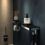 Geesa Toiletrolhouder Frame | Met planchet en LED lichthouder | Zwart-Chroom - Thumbnail 4