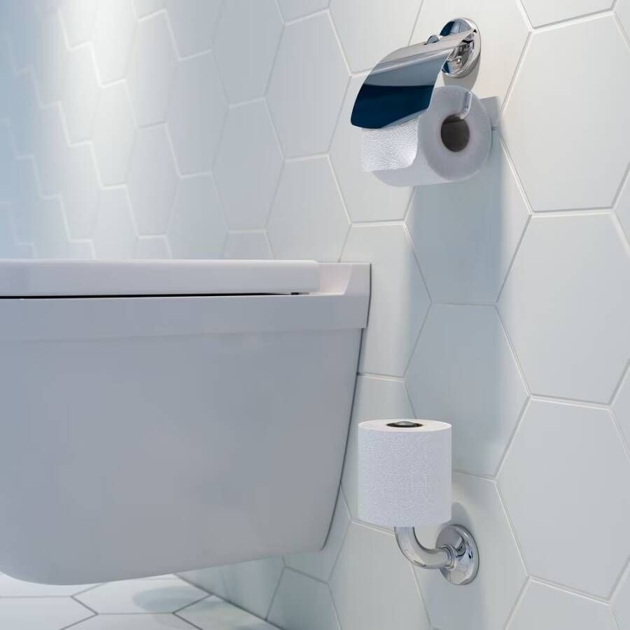 Geesa Toiletrolhouder Hotel | Met klep | Chroom
