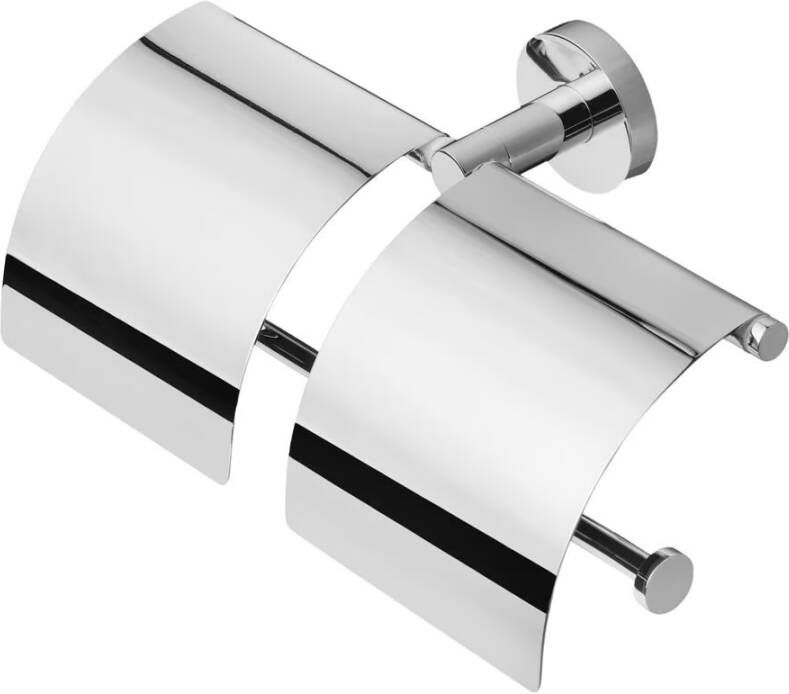 Geesa Toiletrolhouder Hotel | Met klep | Dubbel | Chroom