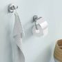 Geesa Toiletrolhouder Luna | Met klep | Chroom - Thumbnail 3