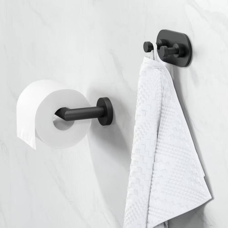 Geesa Toiletrolhouder Nemox | Zwart