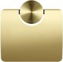 Geesa Toiletrolhouder Opal | Met klep | Goud geborsteld - Thumbnail 2