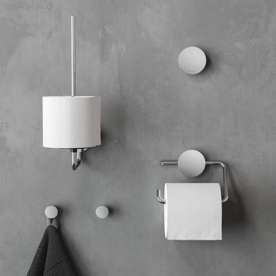 Geesa Toiletrolhouder Opal | Zonder klep | Chroom