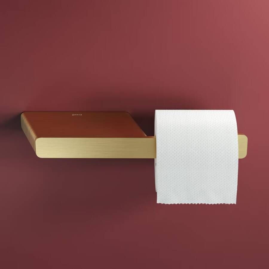 Geesa Toiletrolhouder Shift | Zonder klep | Rechts | Zwart
